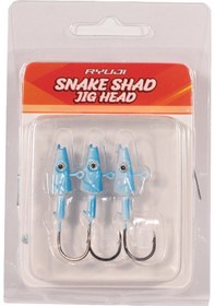 Resim Ryuji Snake Shad 2/0 10gr Jig Head Renk : Gray Mullet 