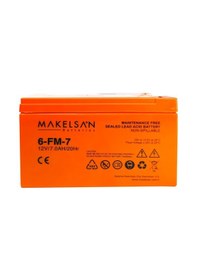 Resim Makelsan 12v 7ah, Bakımsız, Kuru Akü. Ups İçin Uygundur. 