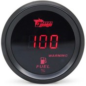 Resim Geeroyoo 12v Evrensel Dijital Yakıt Göstergesi 52mm 240-33 Ohm Araç Metre Mavi/kırmızı Led Jzr-gy 