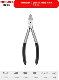 Resim Yuntech01 Endüstriyel Kalite Çapraz Delme Özelliğiyle İnce Bıçaklı 6 İnç Profesyonel Pliers - Çok Amaçlı Elektrikçi Kesici Alet 