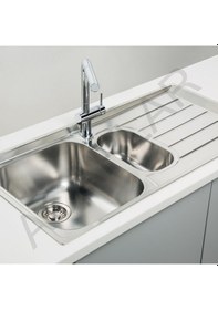 Resim Franke Neptün Nex 651 1.5 Gözlü Sağ Damlalıklı Çelik Eviye 
