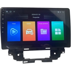 Resim Renault Kangoo 2024 10 İnç 8-128 Pro Model Qled Ekran 9" 