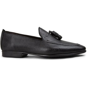 Resim Deery Hakiki Deri Siyah Erkek Loafer Ayakkabı - 01701msyhc28 Siyah 
