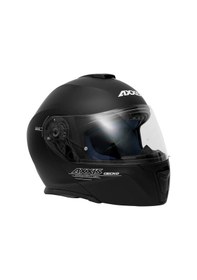 Resim Axxis Gecko SV Solid A1 Çene Açılır Motosiklet Kask Mat Siyah 