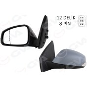 Resim Elektrikli Isıtmalı Sinyalli Katlanır Astarlı Konveks Sağ R Megane Fluence 2008 51403755415 963010192r 963016738r 