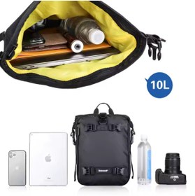 Resim Rhinowalk Su Geçirmez Motosiklet Kuyruk Çantası 