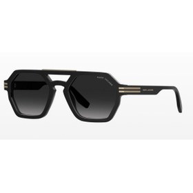 Resim Marc Jacobs Unisex Siyah Organik Degrade (UV) Cam Selüloz Asetat (Selüloid) Kapalı Çerçeve Tasarım Güneş Gözlüğ 