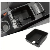 Resim Xuweiwei Toyota Corolla 2020-2024 Konsol Organizer Saklama Kutusu Usb Yuvası Bozukluk Klipsli Siyah 