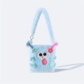 Resim Dashanshop Sevimli Karakterli Araç Çöp Kovası - Mavi, Dayanıklı Polyester, Kolay Erişim Ve Temizlik 