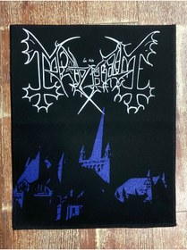 Resim StüdyoÜmitTişört MAYHEM - De Mysteriis Dom Sathanas Back patch,sırt yaması,arma,peç 