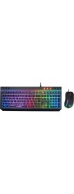 Resim Rampage KM-R57 Seraphic Siyah Rgb Oyuncu Multimedia Klavye ve 12800 Dpi Mouse Gaming Set 