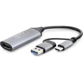 Resim Renas Store Hdmı Vıdeo Capture Type-C + Usb3.0 4K 30Hz Gri HDX7844 