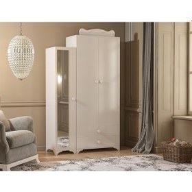 Resim Bdlp 059 Babysun 3 Kapılı 2 Çekmeceli Dolap Mavi 