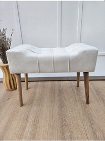 Resim Puf, Beyaz Puf ,dikdörtgen Puf 