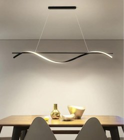 Resim Eray Aydınlatma 4888-90 Siyah Led Avize 