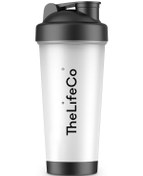 Resim Thelifeco Shaker 400 Ml Beyaz - Siyah 