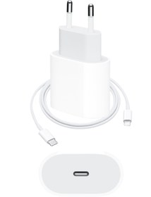 Resim Iphone Xs Max 20 Watt Şarj Cihazı Ve Kablo Hızlı Iphone Şarj Aleti 