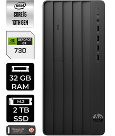 Resim HP PRO TOWER 290 G9 E8T2W9ES429 i5 13500 32GB RAM 2TB SSD GT730 4GB W11P MASAÜSTÜ BİLGİSAYAR 