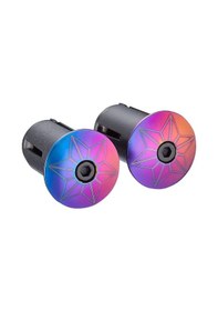 Resim Supacaz Bp-25 Gidon Tıpası Star Plugz Oil Slick Siyah 