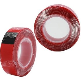 Resim Kırmızı Vhb Akrilik Çift Taraflı Bant 19mm X 2mt Ogs Bantı 