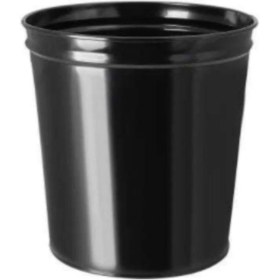 Resim 30 cm Siyah Konik Çöp Kovası, Ofis ve Ev Kullanımı Için Şık ve Pratik Seçenek 