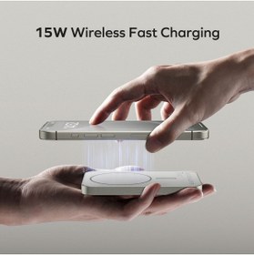 Resim Momax Q.Mag X 5000mAh wireless battery pack (Titanium) 