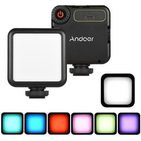 Resim Ebitda W49s Mini Led Lamba - 5600k, 3 Soğuk Bağlantı, Şarjlı, Taşınabilir Fuar Lambası 