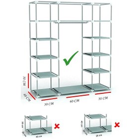 Resim Reyo Teknor Çift Yandan Raflı Bez Dolap İstanbul 