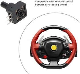 Resim VGOL 2 adet potansiyometre ile uyumlu Thrustmaster 458 örümcek 458 Italia T80 RS T80 488 GTB Edition yarış oyunu direksiyon için 17.1x15.6mm siyah 