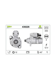 Resim Skoda Octavia 2 Mars Motoru 2.0 Tdi 2006-2012 Valeo 438226 
