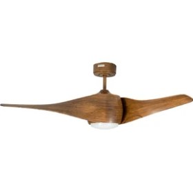Resim Alsanfan Urla Kahverengi Aydınlatmalı Uzaktan Kumandalı Tavan Vantilatörü 127CM 