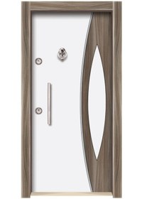 Resim 3561 Ahşap Kaplama Çelik Kapı, Kaplama Daire Kapısı 