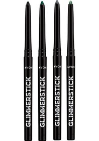 Resim Avon Asansörlü Göz Kalemi Blackest Black + Emerald + Forest Green + Saturn Grey 4 'lü Set 