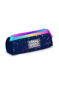 Resim Coral High Kids Çok Renkli Lacivert Üç Bölmeli Kalem Çantası 11163 Mor - Lila 