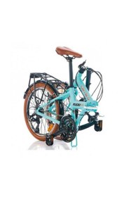 Resim Carraro 2020 Flexı 121 Katlanır Bisiklet Mat Turkuaz-siyah-bakır 35 cm 