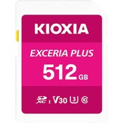 Resim Kioxia Exceria Plus LNPL1M512GG4 512 GB SD C10 U3 V30 UHS1 Hafıza Kartı | Kioxia Kioxia