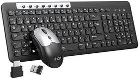 Resim Inca IWS-599 Kablosuz Multimedya Süper Konforlu Çift Alıcılı USB & Type-C Klavye Mouse Set Sayfalarda rahatlıkla ilerlemenizi, şarkı değiştirmenizi, ses açıp kapatmanızı sağlayan multimedya tuşları 