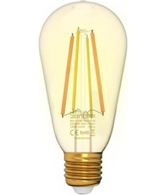 Resim Leezsingsonoff B02 F-st64 Wi-fi Akıllı Led Filament Ampul 60w Eşdeğeri Vintage Edison Ampul Kısılabili 