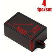 Resim Globalbloom 1 Adet Siyah Plastik Dıy Proje Kutusu Stil 4 Elektronik Enstruman Kılıfı 