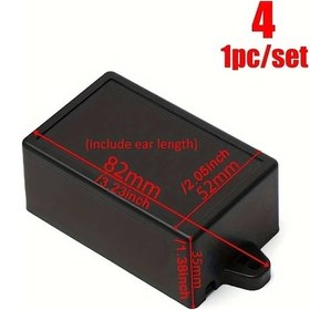 Resim Globalbloom 1 Adet Siyah Plastik Dıy Proje Kutusu Stil 4 Elektronik Enstruman Kılıfı 