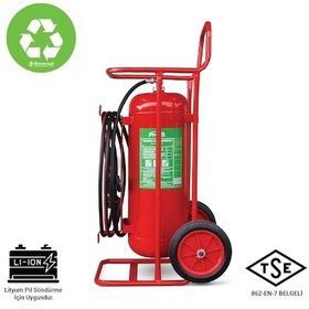 Resim Ayg Bioversal Elektrikli Araçlar ve Lityum-İyon Batarya Pil, Akü Yangın Söndürme Cihazı 50 KG 