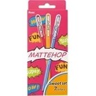Resim Nacario Pentel 1.0 mm Parlak Jel Roller Kalem - 7 Adet Blisterli - Mattehop 