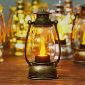 Resim Vintage tarzı büyük keçi lambası, detaylı tasarım - Parlatı bronz kaplama, dayanıklı plastik gövde, toggle anahtarı kontrolü, iç/dış mekan dekorasyonu için mükemmel, bahçe veya patio için dış mekan lambaları 