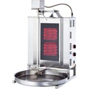 Resim Işıkgaz Silverinox Elektrikli 2 Radyanlı Üstten Motorlu Döner Ocağı 