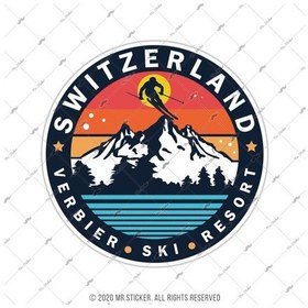 Resim Hbg69 Switzerland Kayak Sticker 