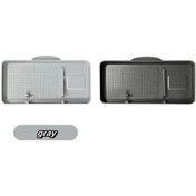 Resim Hightower Tesla Model 3 Y Ekran Arka Saklama Kutusu Grı Gizli Mendillik Ve Anti Kaygan Telefon Tutucu 