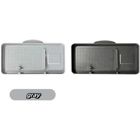 Resim Hightower Tesla Model 3 Y Ekran Arka Saklama Kutusu Grı Gizli Mendillik Ve Anti Kaygan Telefon Tutucu 