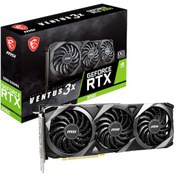 Resim MSI NVIDIA GeForce RTX 3060 Ventus 3X OC LHR 12 GB GDDR6 192 Bit Ekran Kartı 