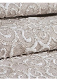 Resim Chester 4 Parça Çift Kişilik Yatak Örtüsü Seti Kahverengi 240 X 260 Cm Kahverengi 