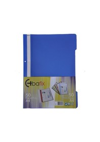 Resim Bafix Telli Dosya Plastik XL Mavi A4 50 Adet 